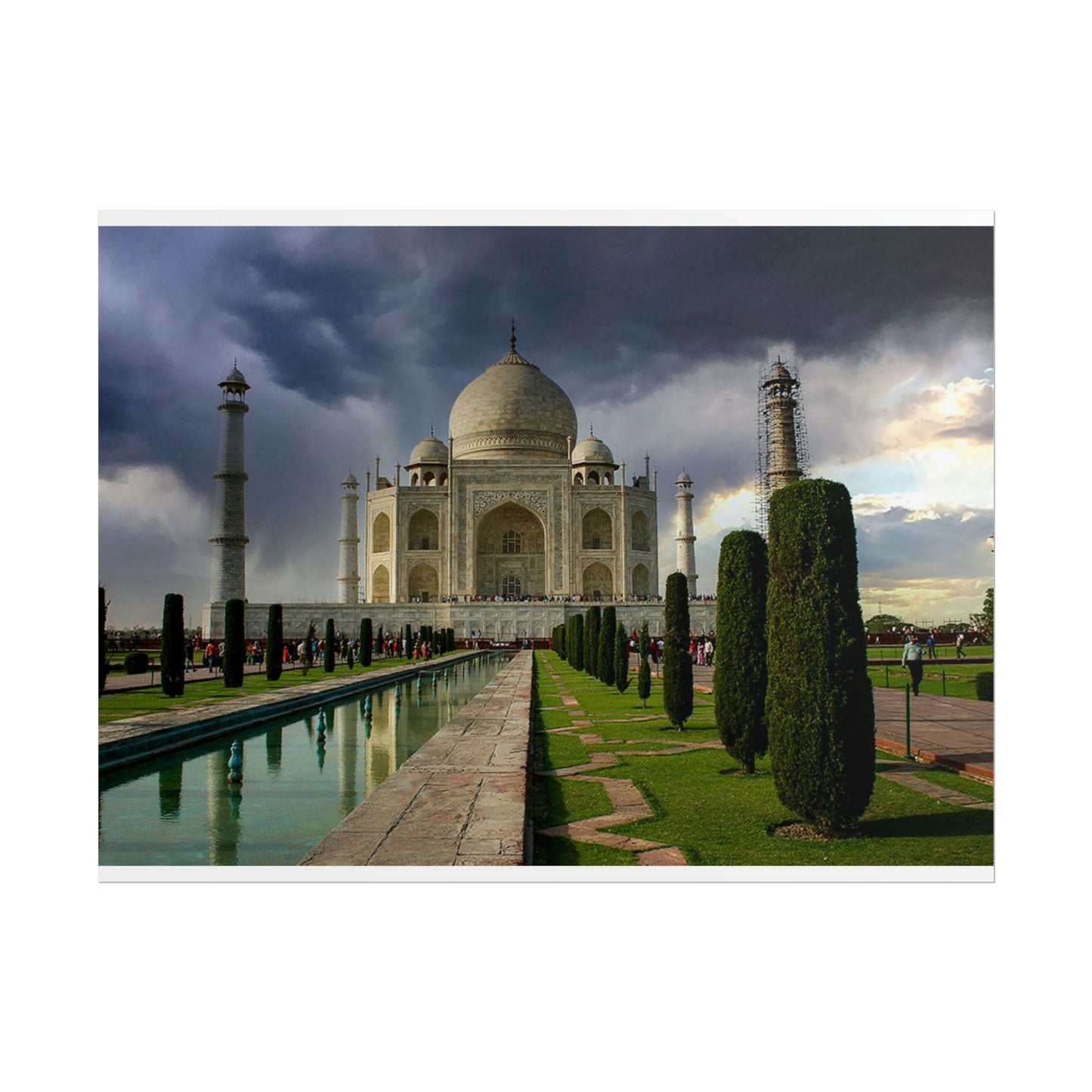 Taj Mahal Photograph Rolled Poster | India Landmark Wall Art