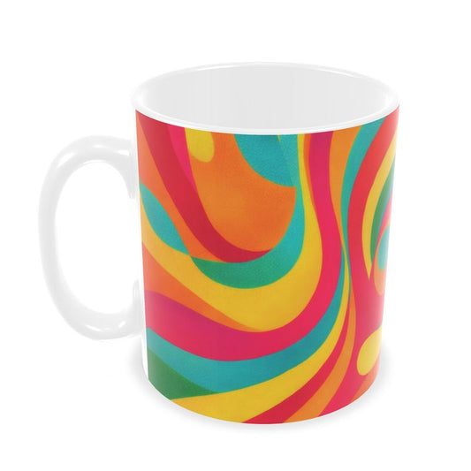 Retro Psychedelic Twister Mug