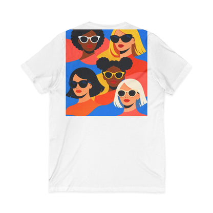 Pop Art Women Faces Women's T-shirt