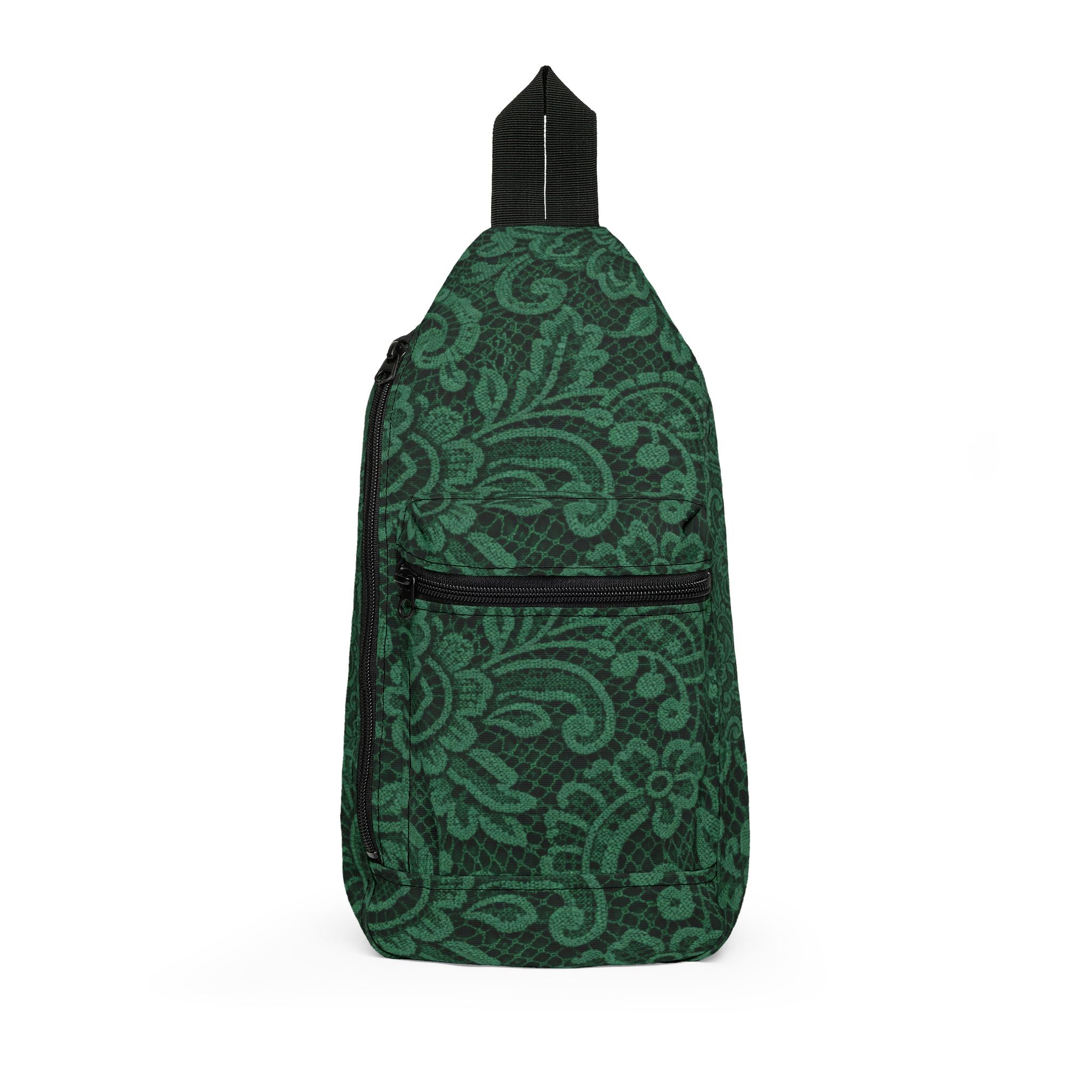 Emerald Lace Sling Bag