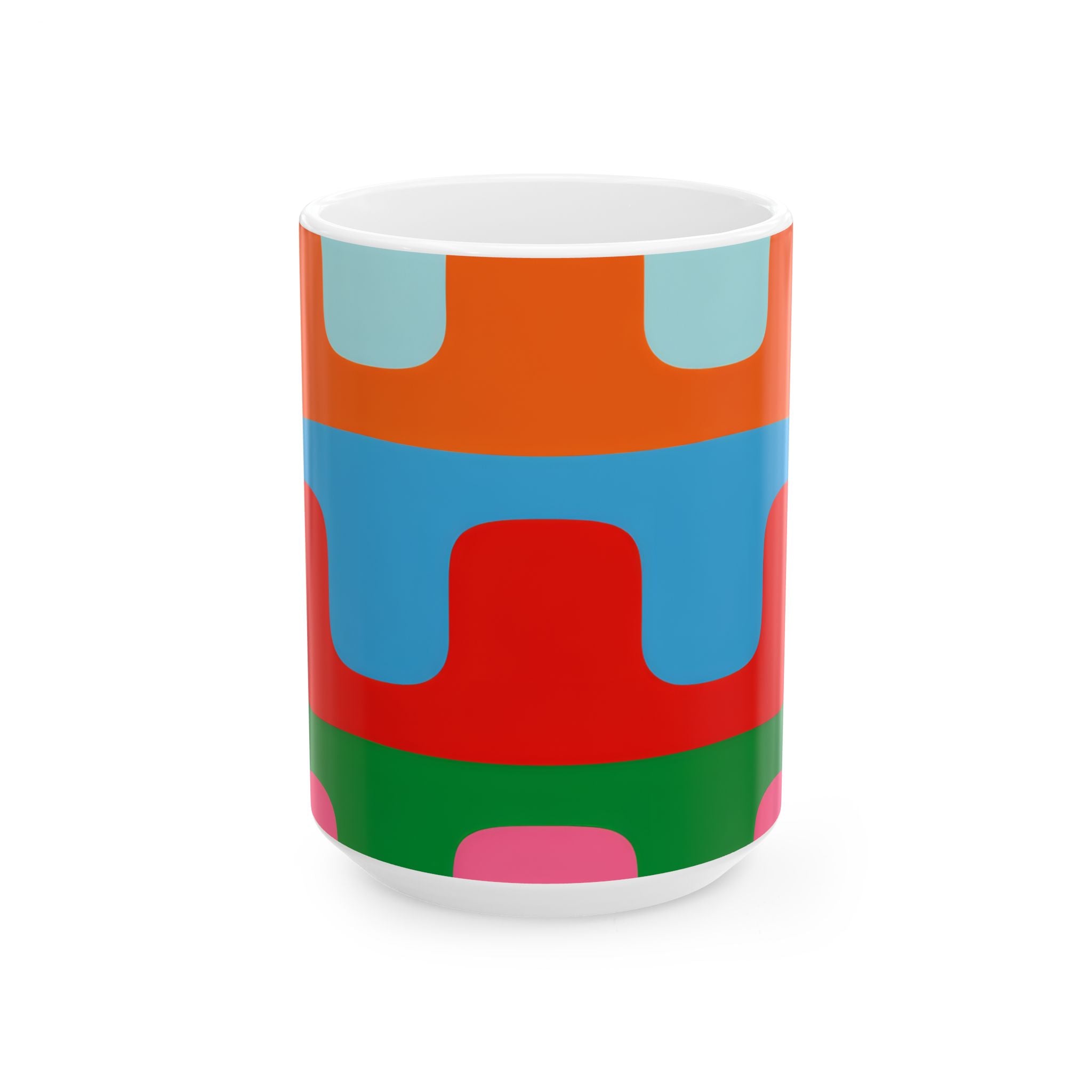 Color Block Party - 60s Mod Mug