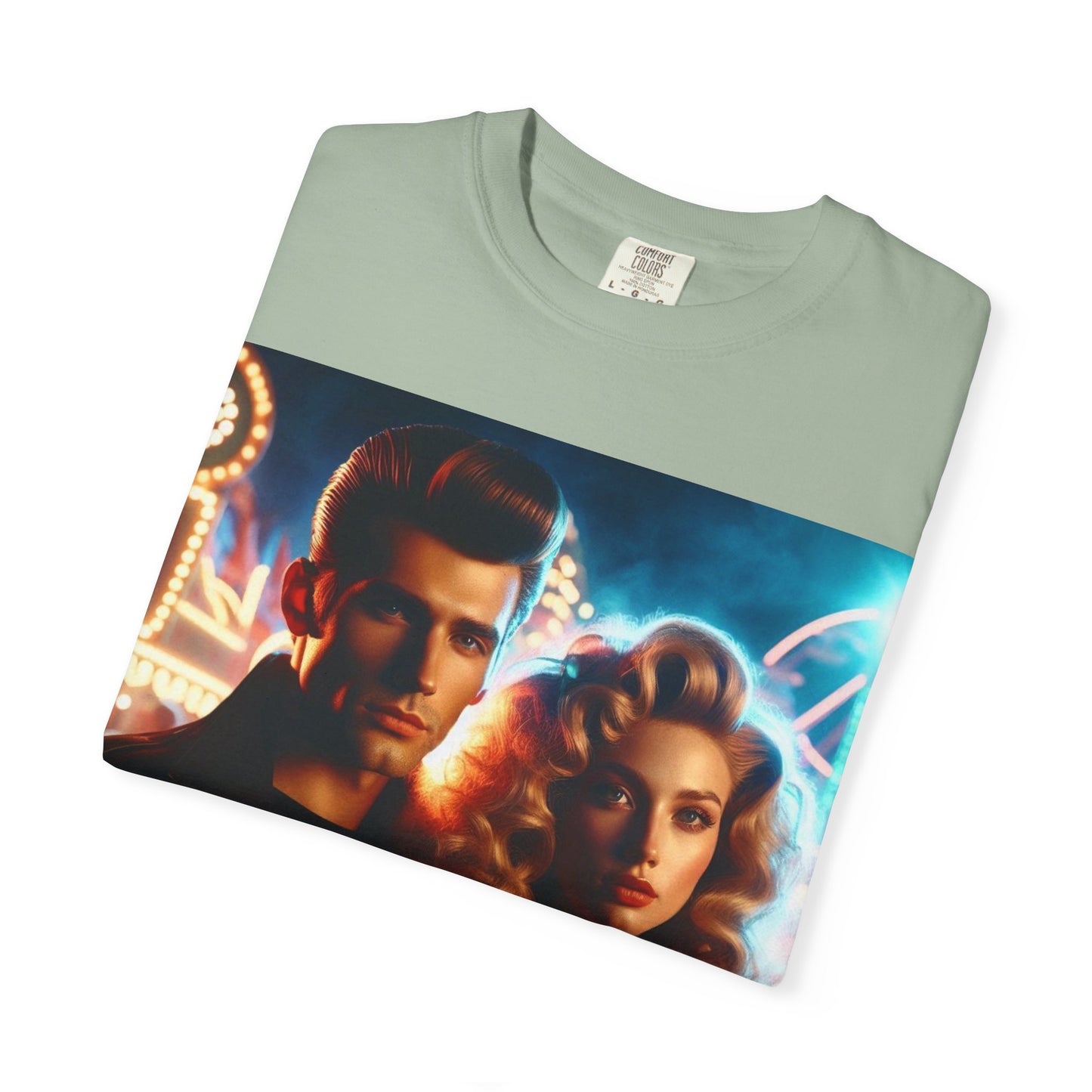 Summer Nights Cinema Tee — Vintage 1950s Carnival Romance Graphic T-Shirt