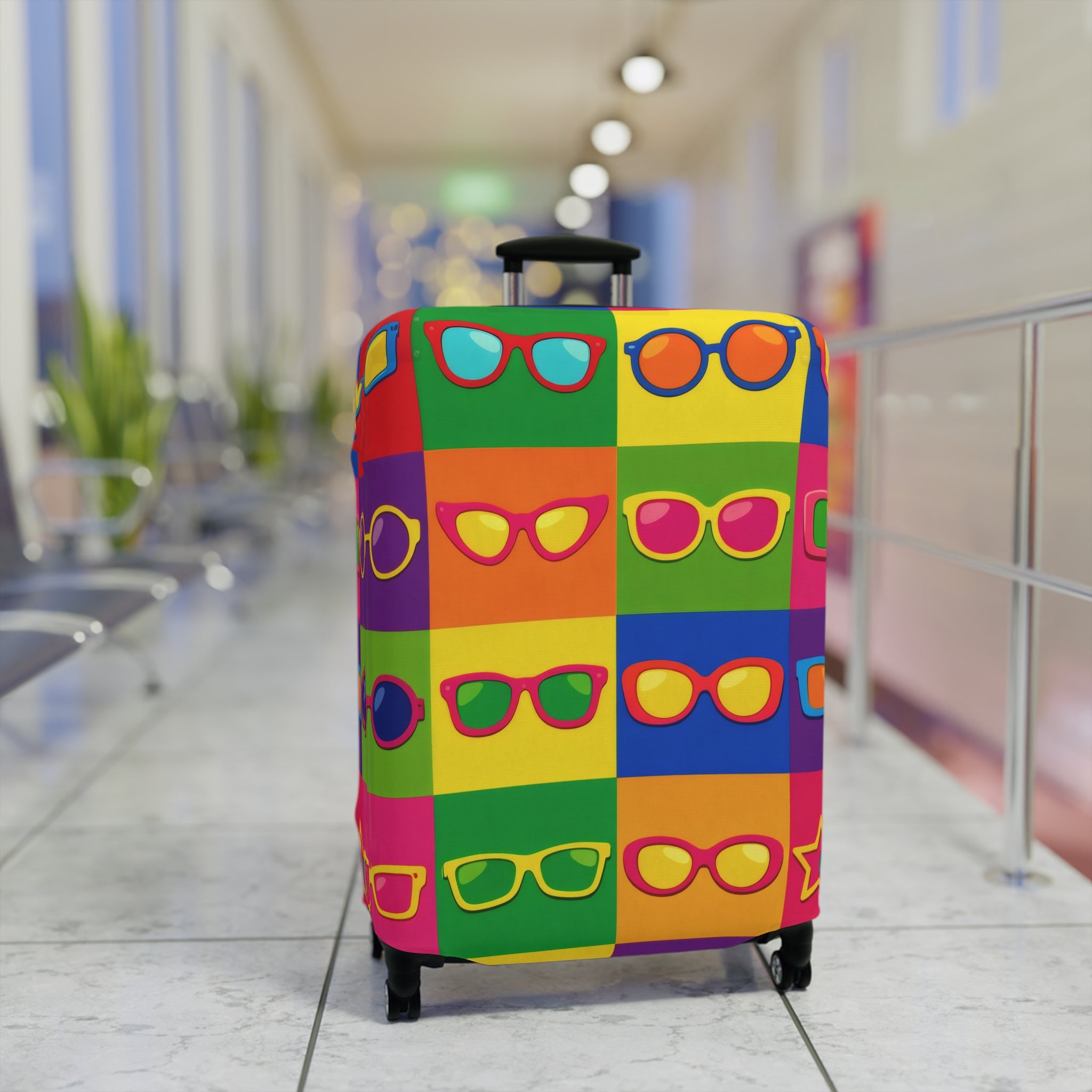 Pop Art Shades Luggage Cover