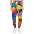 Psychedelic Swirl Joggers — Vibrant Retro Athletic Pants
