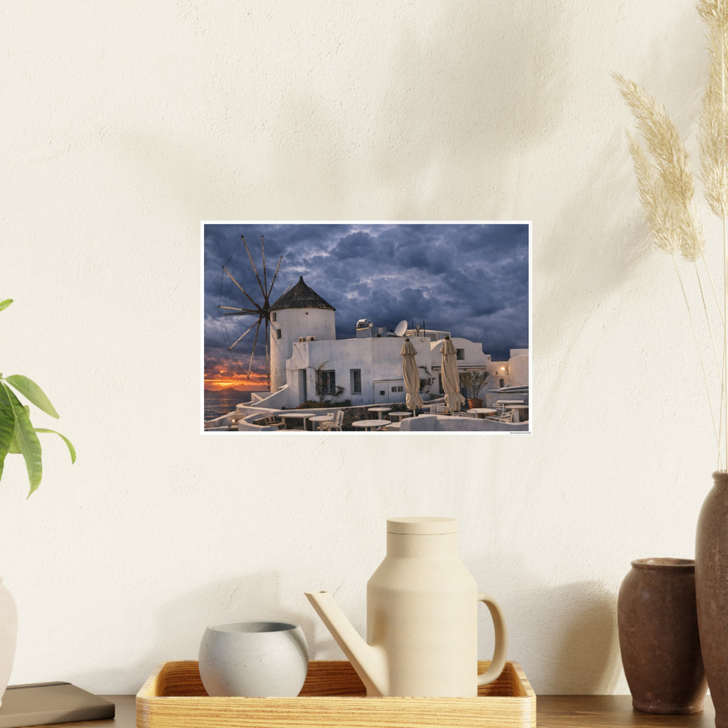 Oia Stands Still - Santorini Afterlight