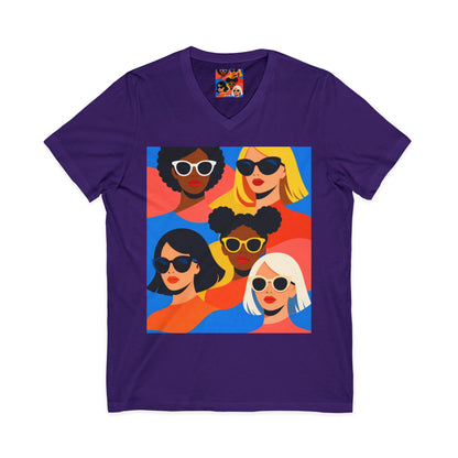 Pop Art Women Faces Women's T-shirt
