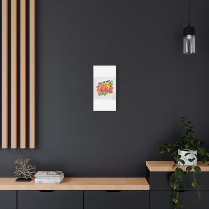 Take Me Back to the 60s Canvas — Retro Pop Art Matte Stretched Wall Art