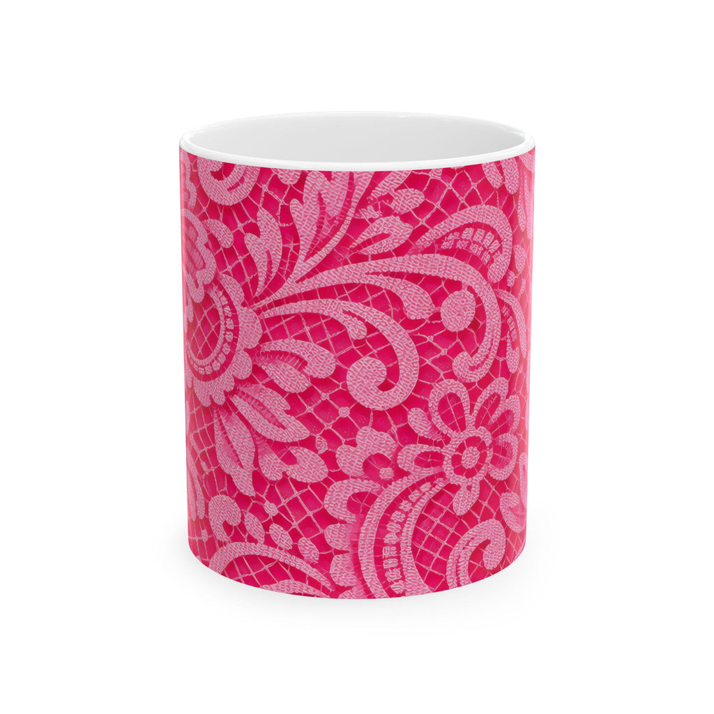 Pink Lace Romance Mug