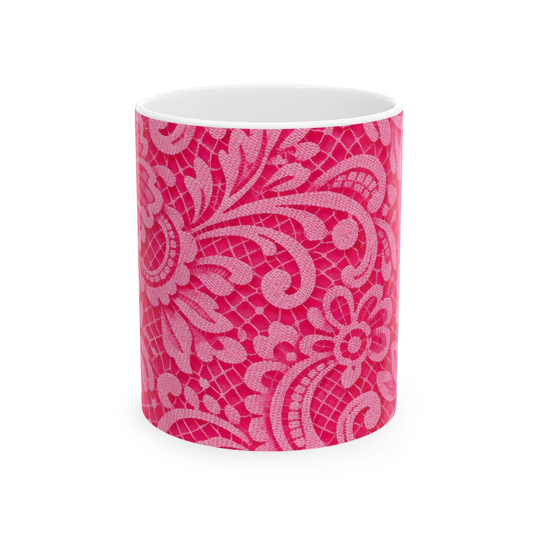 Pink Lace Romance Mug