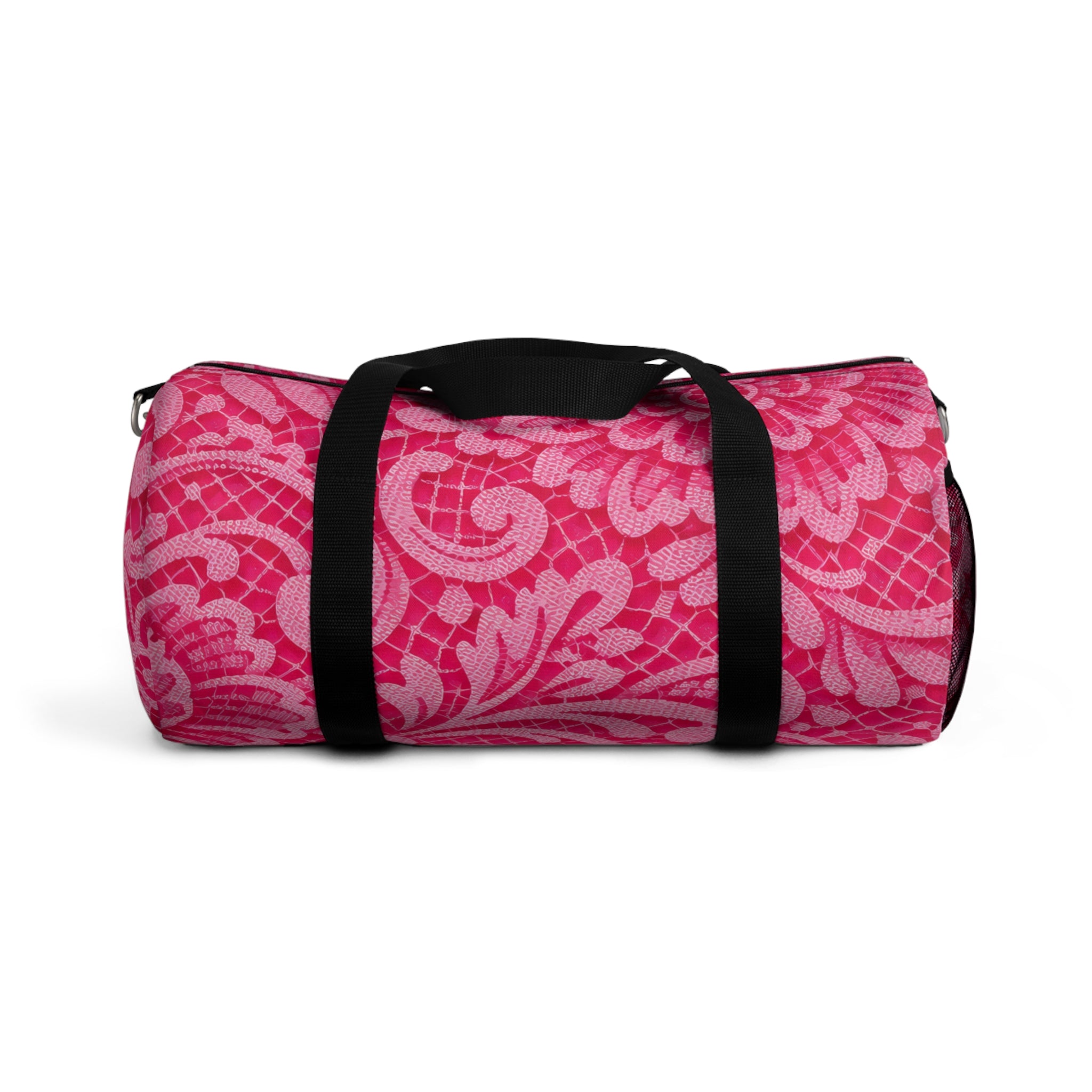 Pink Lace Duffel Bag
