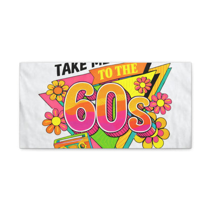 Take Me Back to the 60s Canvas — Retro Pop Art Matte Stretched Wall Art