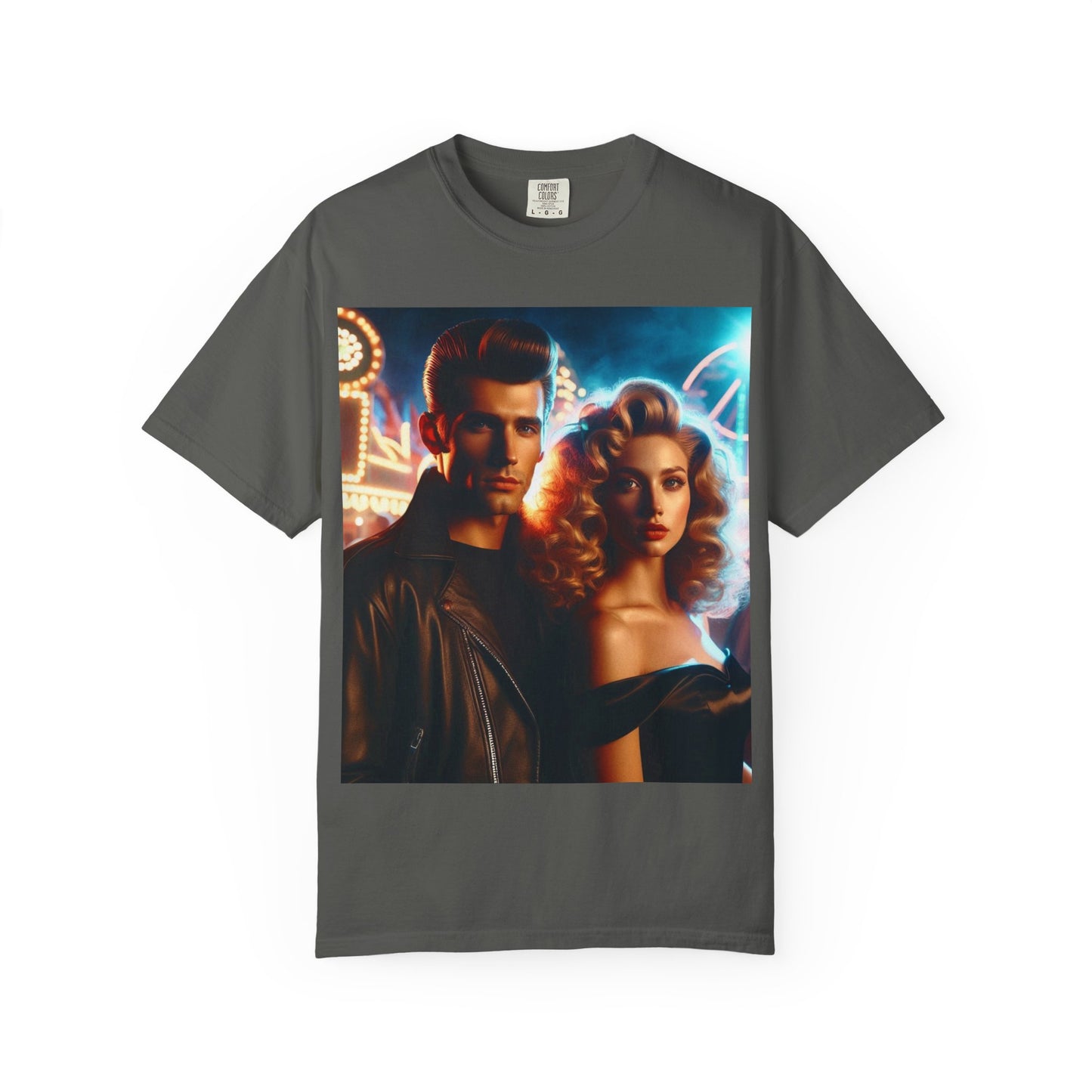 Summer Nights Cinema Tee — Vintage 1950s Carnival Romance Graphic T-Shirt