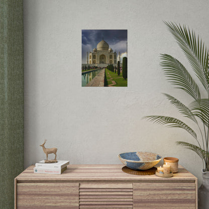 Taj Mahal Photograph Rolled Poster | India Landmark Wall Art