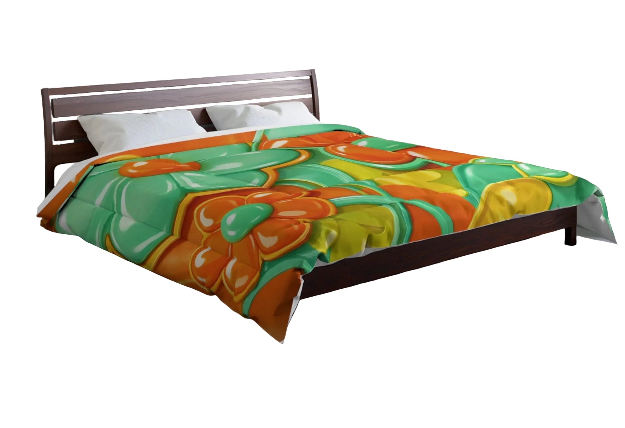 Jelly Bloom - 60s Glossy Floral Comforter