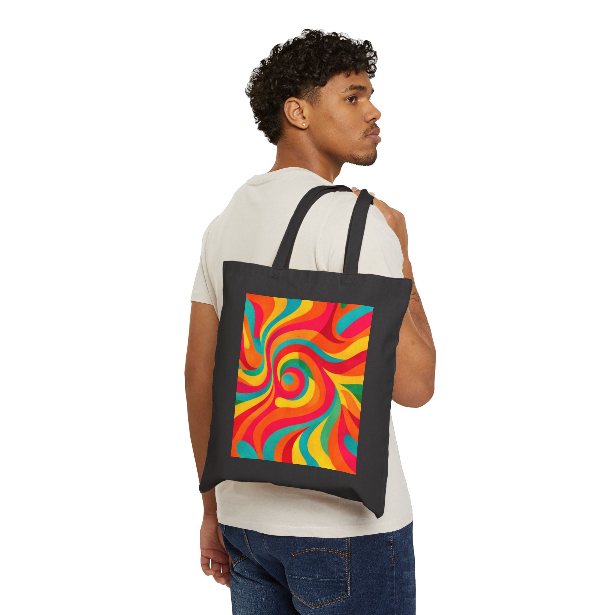 Psychedelic Swirl Tote Bag