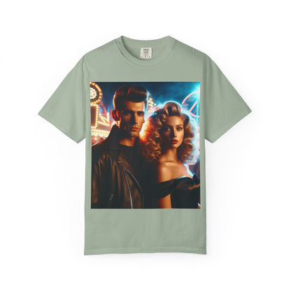 Summer Nights Cinema Tee — Vintage 1950s Carnival Romance Graphic T-Shirt