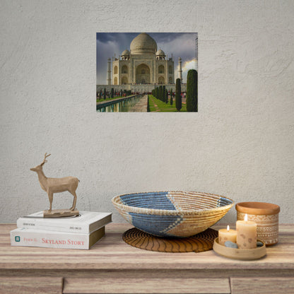 Taj Mahal Photograph Rolled Poster | India Landmark Wall Art
