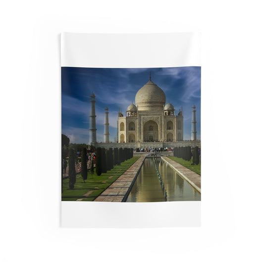 Taj Mahal Photography Indoor Wall Tapestry | Mughal Architecture, Travel Decor