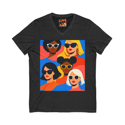 Pop Art Women Faces Women's T-shirt
