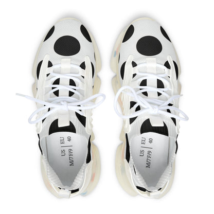 Women’s Polka Dot Mesh Sneakers — Lightweight Breathable Athletic Shoes