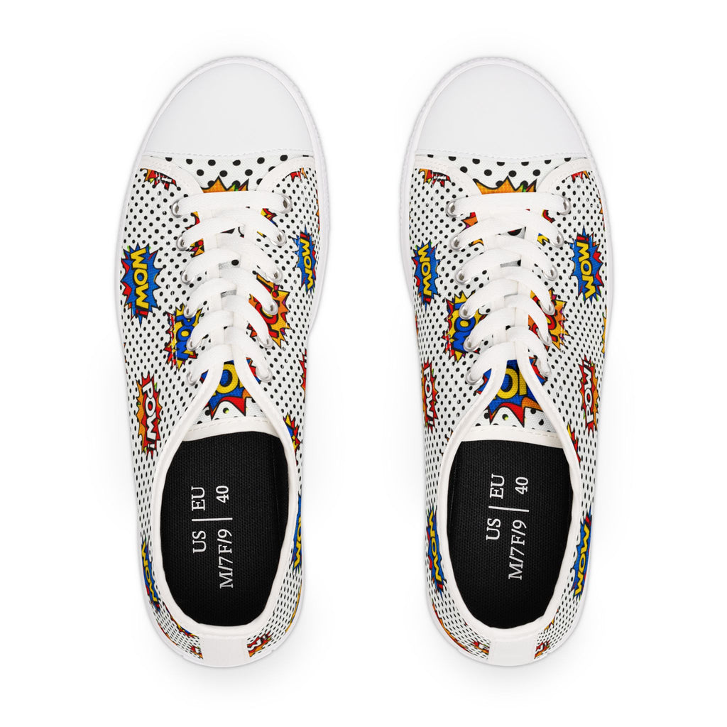Comic Book Pop-Art Low-Top Sneakers