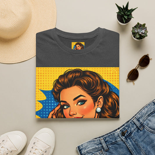 Retro Pop Art Woman Graphic T-Shirt