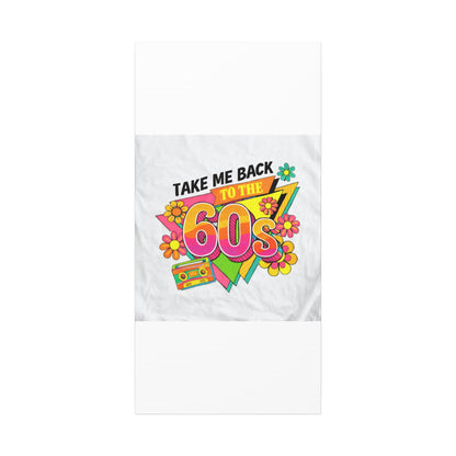 Take Me Back to the 60s Canvas — Retro Pop Art Matte Stretched Wall Art