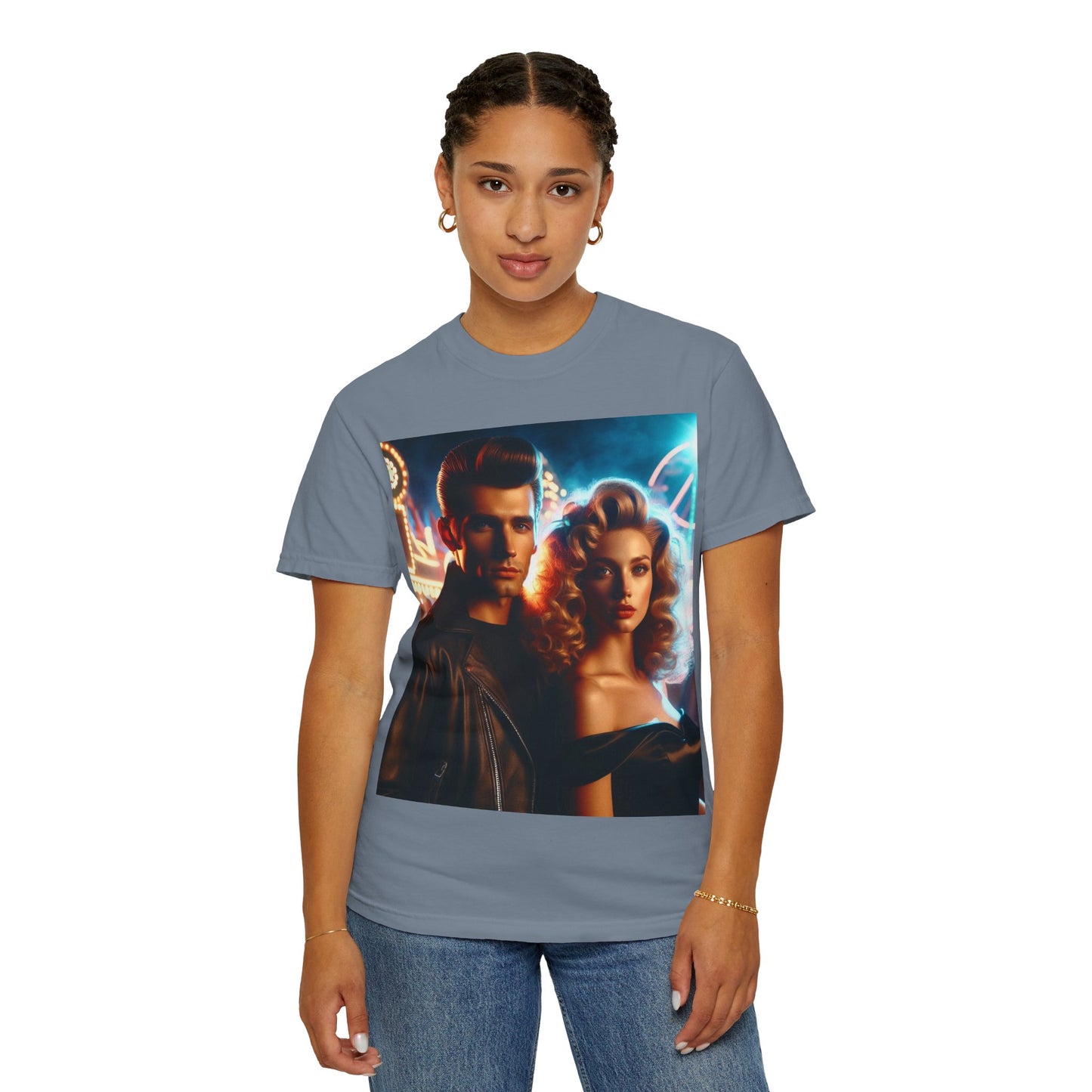 Summer Nights Cinema Tee — Vintage 1950s Carnival Romance Graphic T-Shirt