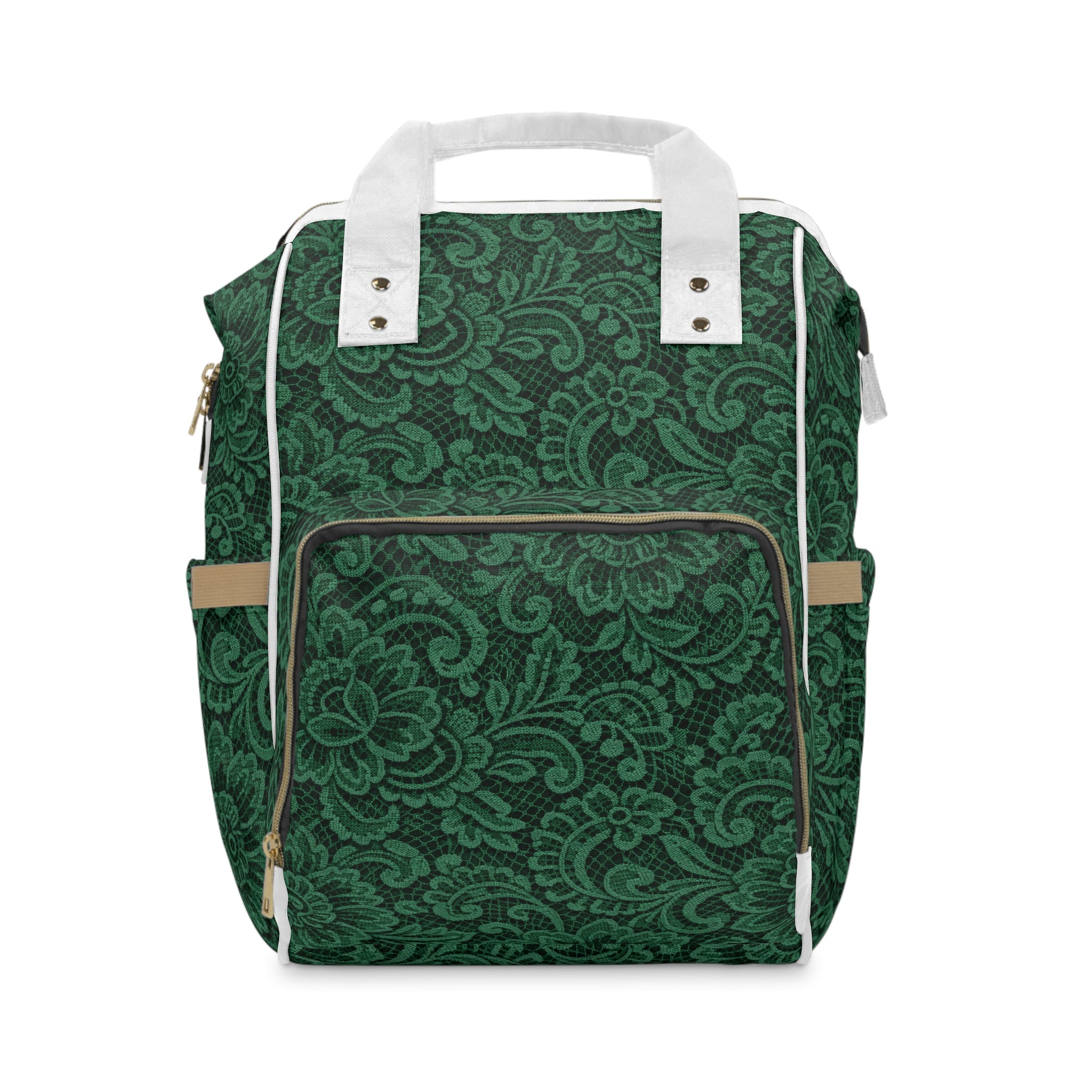 Emerald Lace Diaper Backpack