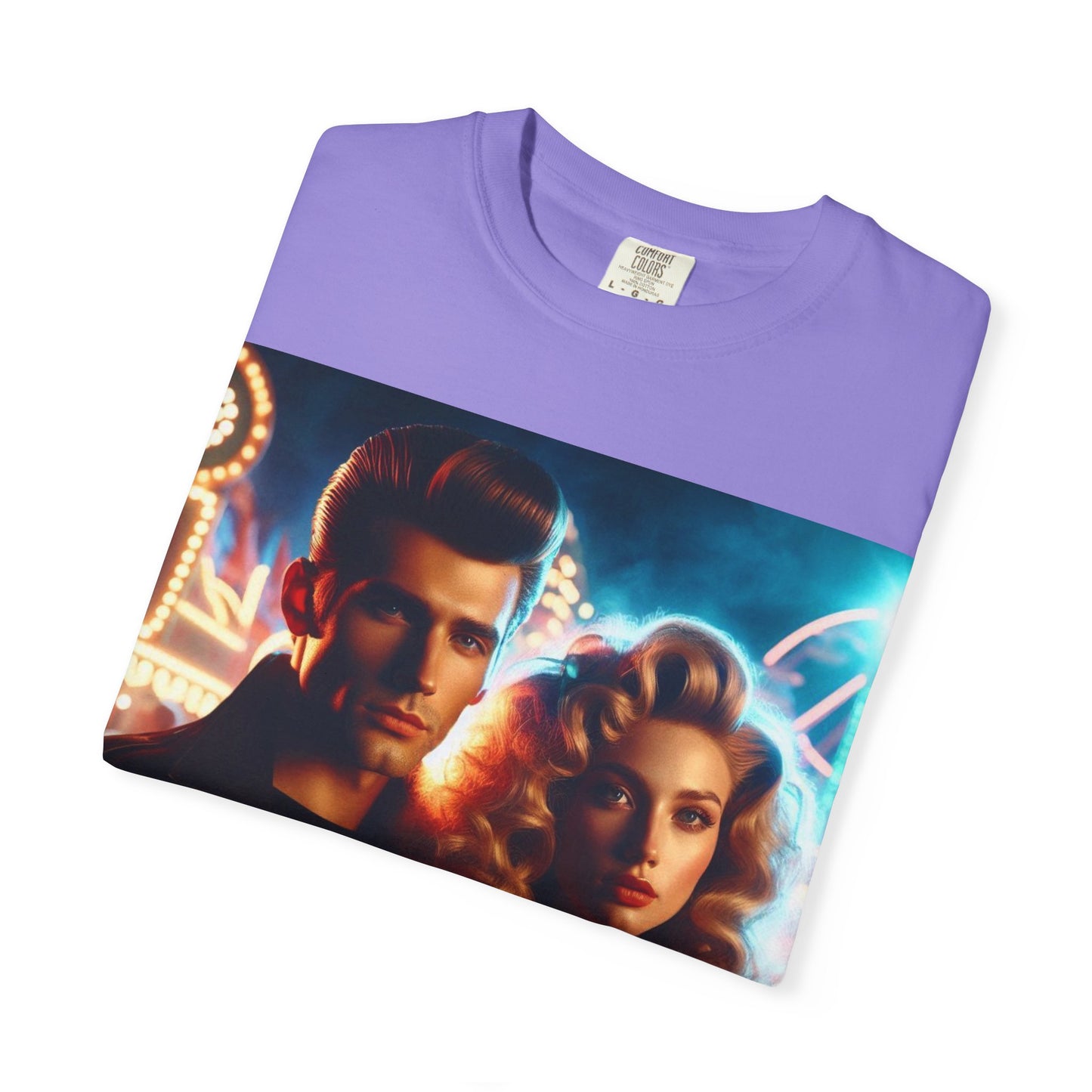 Summer Nights Cinema Tee — Vintage 1950s Carnival Romance Graphic T-Shirt