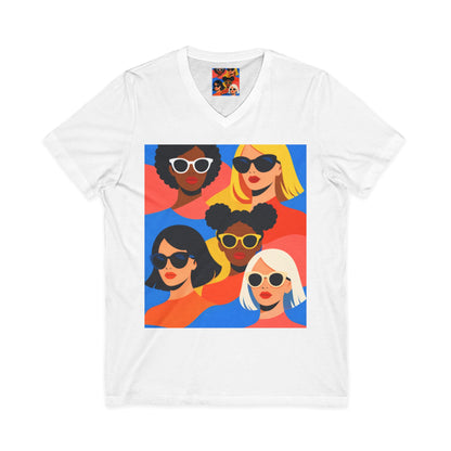 Pop Art Women Faces Women's T-shirt