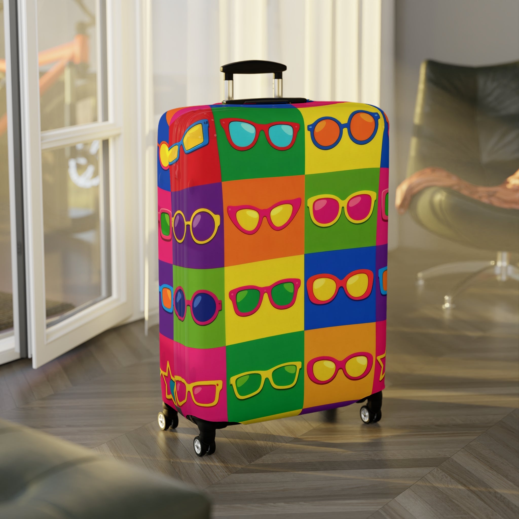 Pop Art Shades Luggage Cover