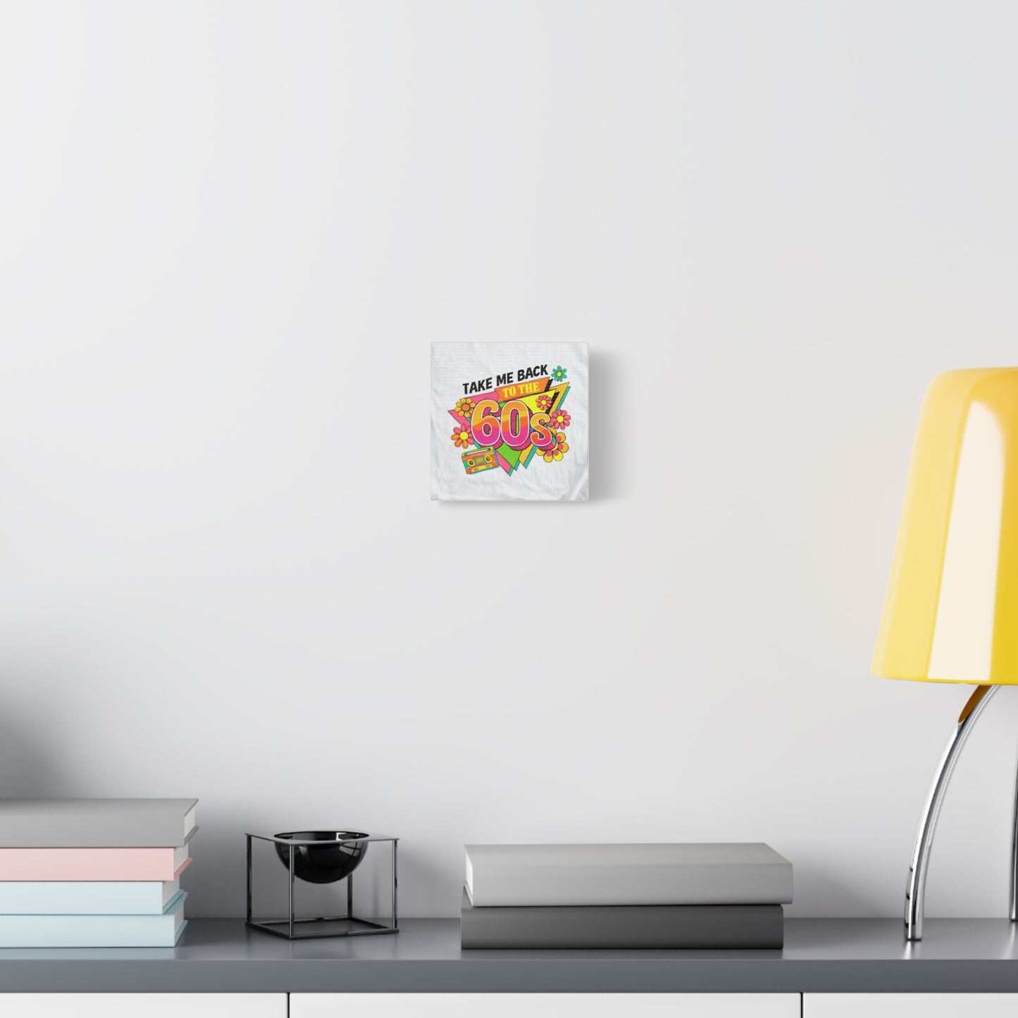 Take Me Back to the 60s Canvas — Retro Pop Art Matte Stretched Wall Art