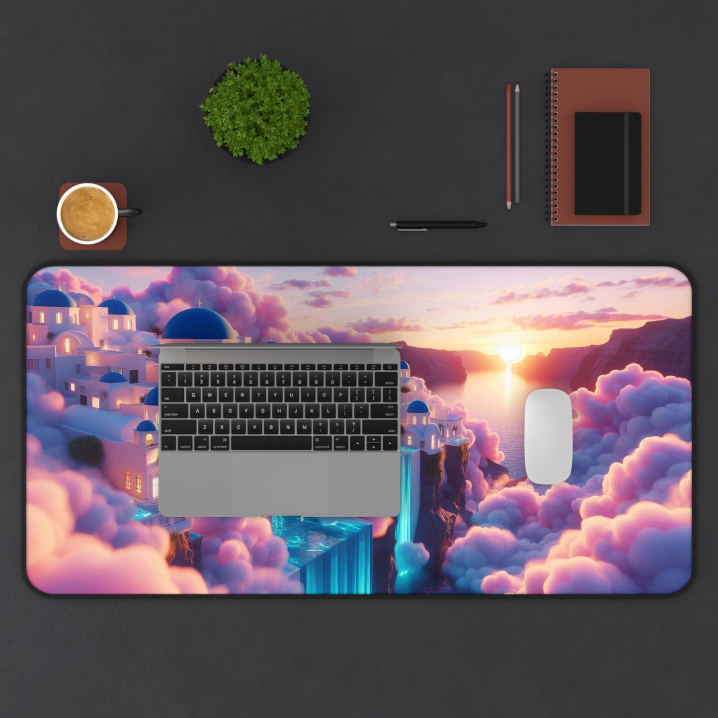 Sunset Cloud City Desk Mat