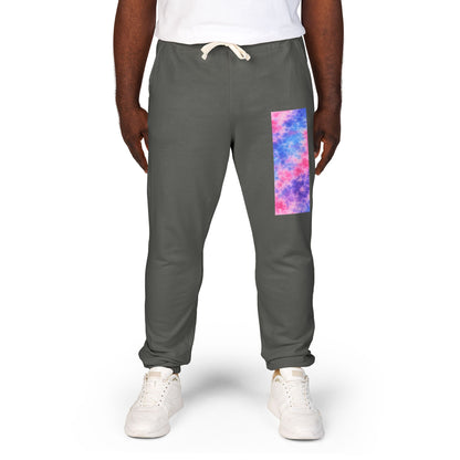 Tie-Dye Patch Sweatpants — Colorful Retro Lounge Joggers