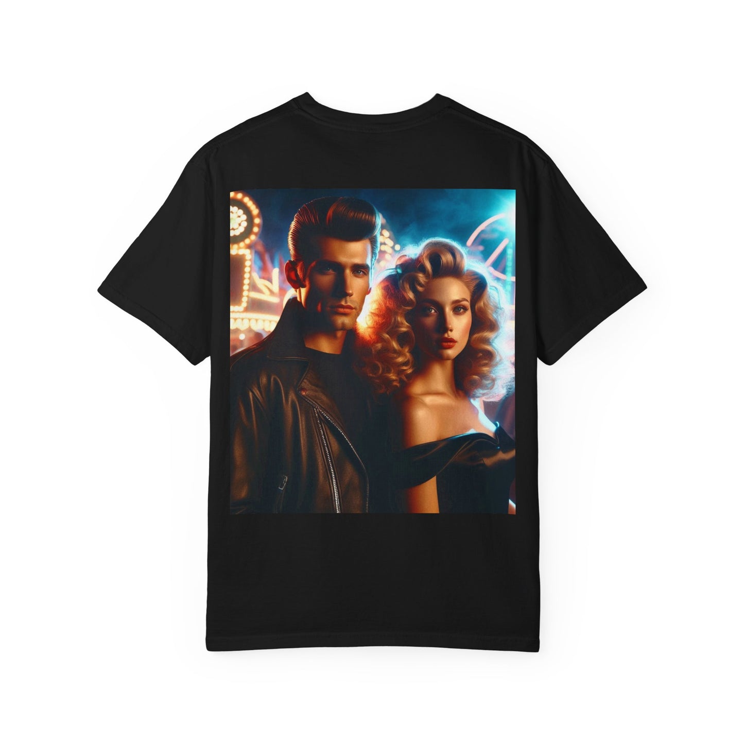 Summer Nights Cinema Tee — Vintage 1950s Carnival Romance Graphic T-Shirt