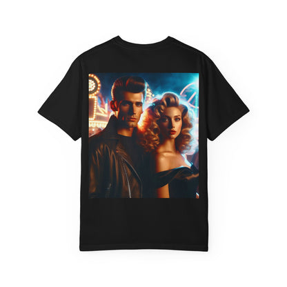 Summer Nights Cinema Tee — Vintage 1950s Carnival Romance Graphic T-Shirt