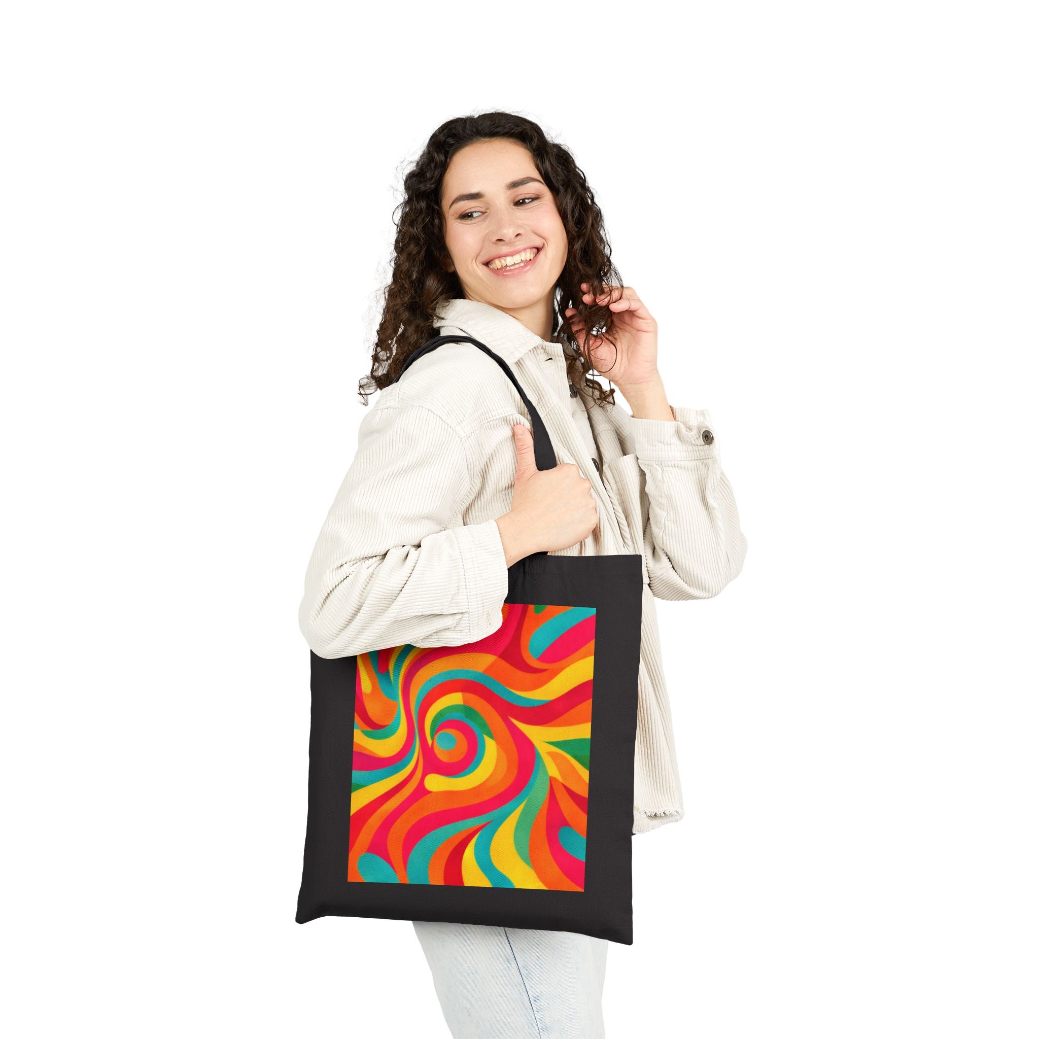Psychedelic Swirl Tote Bag