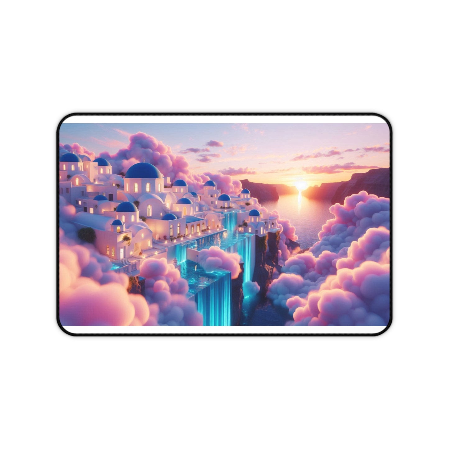 Sunset Cloud City Desk Mat
