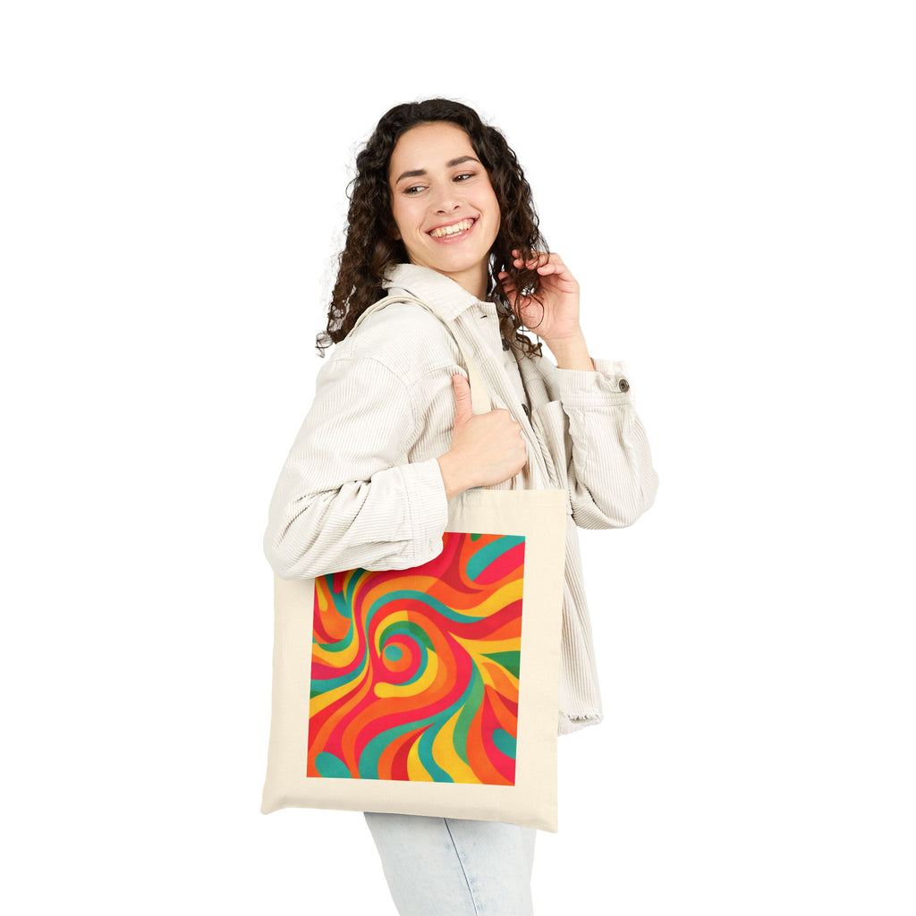 Psychedelic Swirl Tote Bag