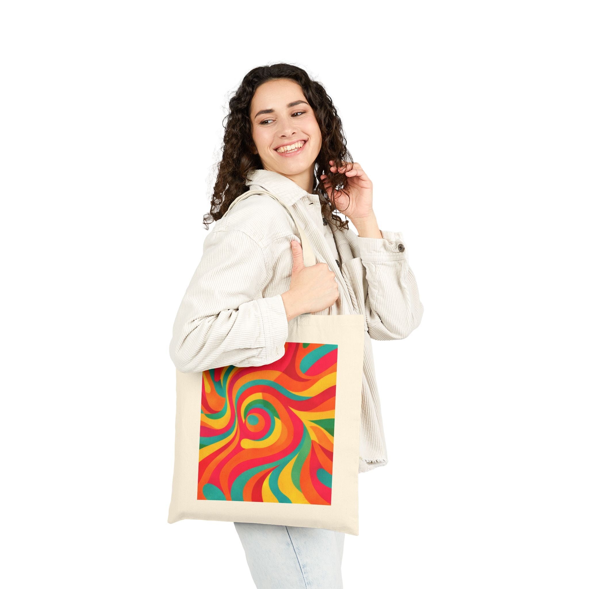 Psychedelic Swirl Tote Bag