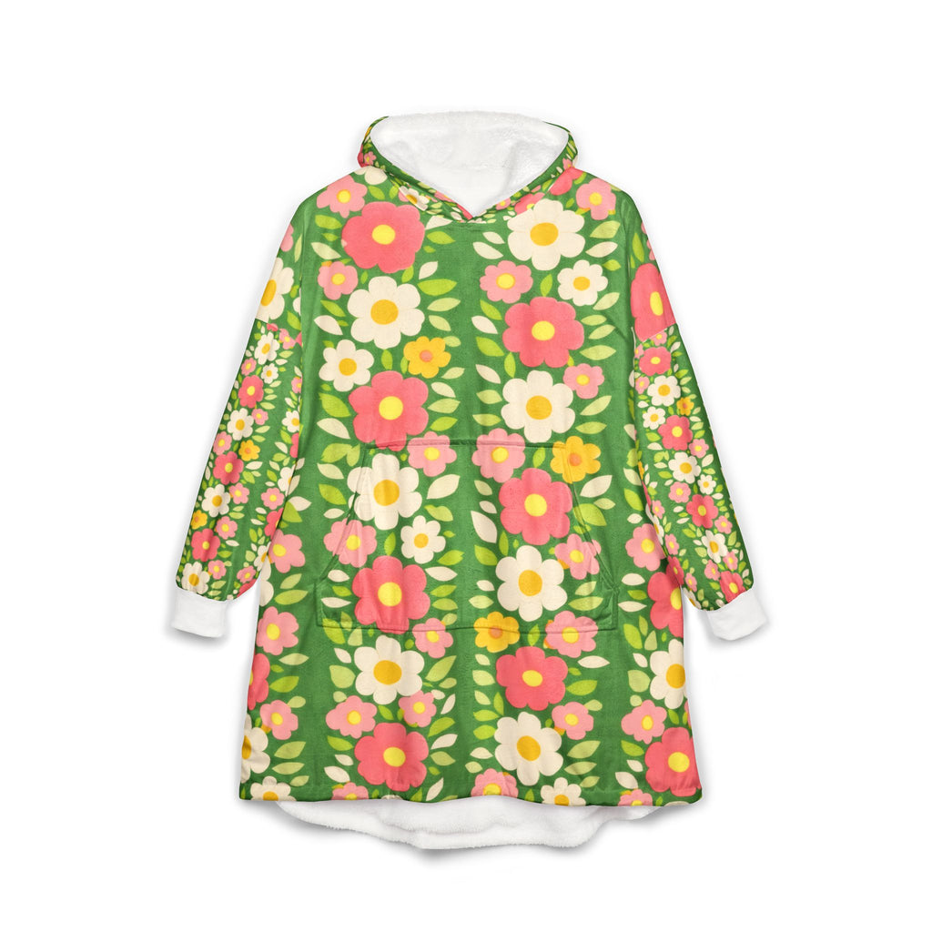 Pink Garden Wearable Hoodie