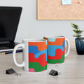 Color Block Party - 60s Mod Mug