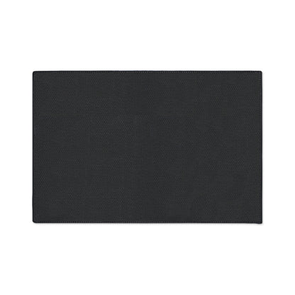 Oia Santorini Windmill Floor Mat — Mediterranean Coastal Sunset Home Decor