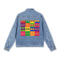 Sunglasses Grid Denim Jacket