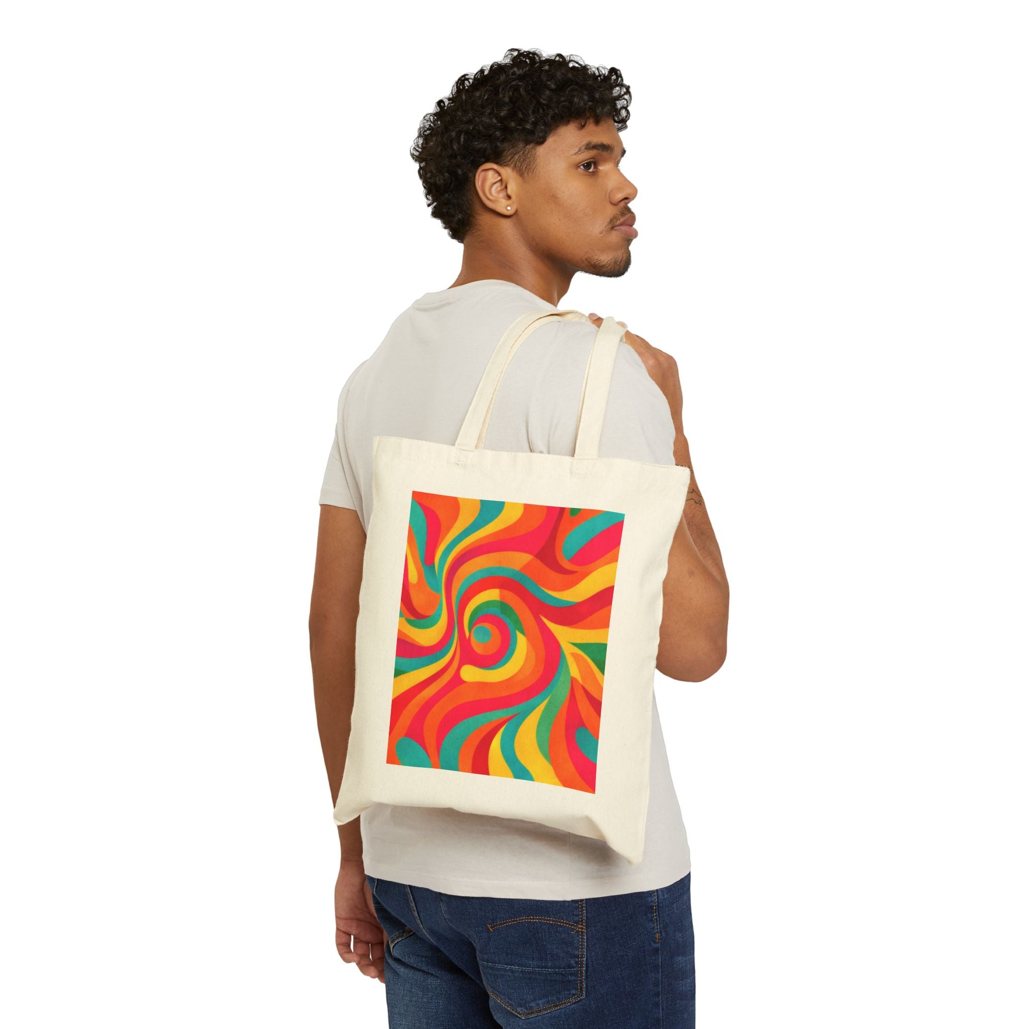 Psychedelic Swirl Tote Bag