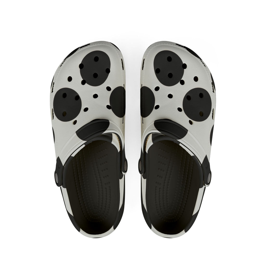 Cow Print Clogs