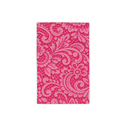 Pink Floral Paisley Beach Towel — Vibrant Summer Pool & Beach Blanket