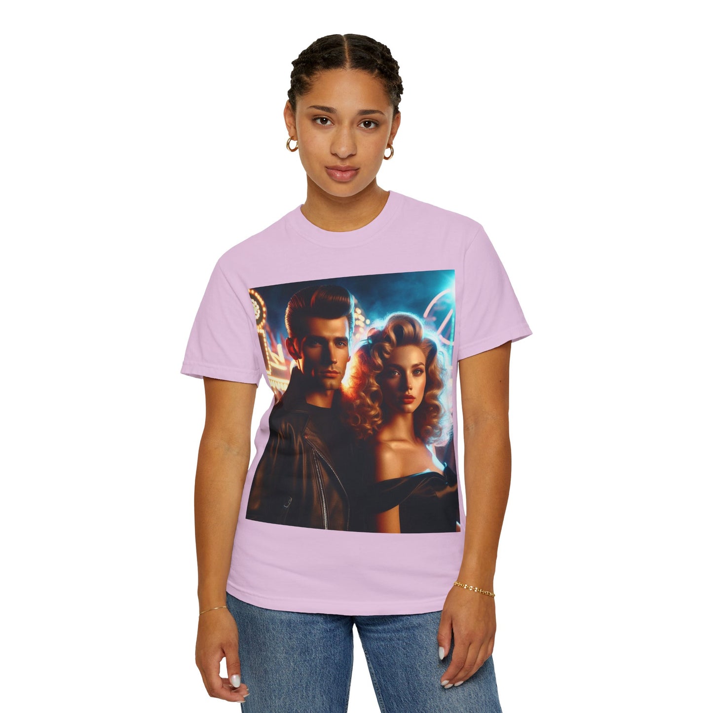 Summer Nights Cinema Tee — Vintage 1950s Carnival Romance Graphic T-Shirt