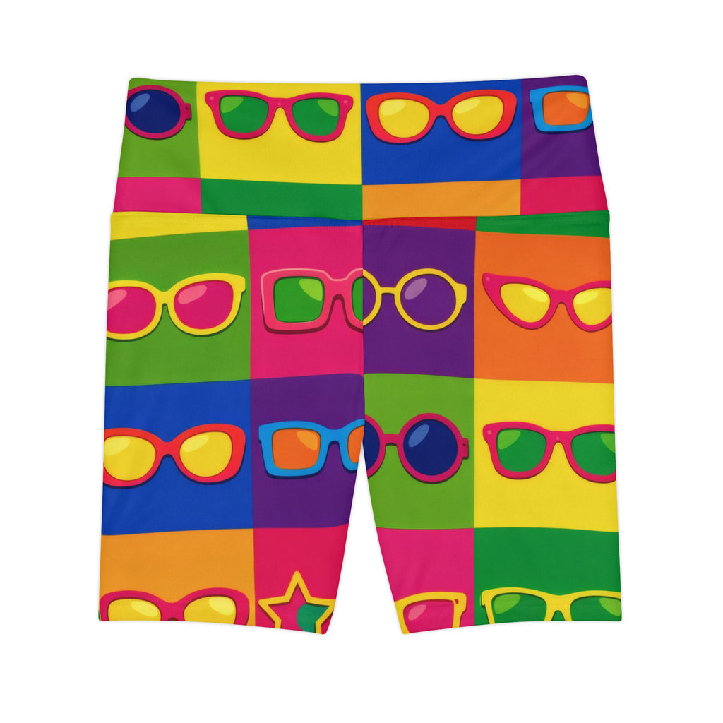 Pop Art Shades Biker Shorts